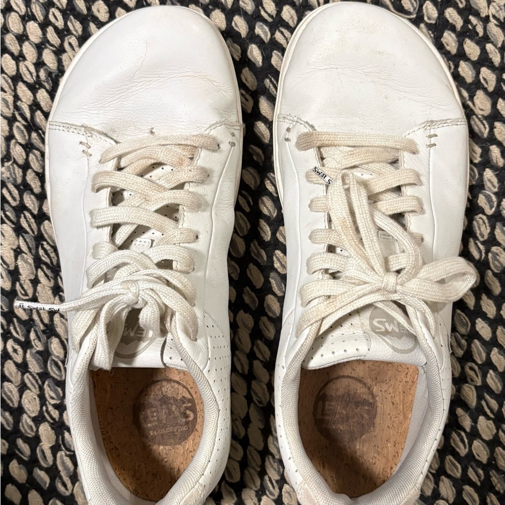 Men’s Lem’s White Leather Shoes